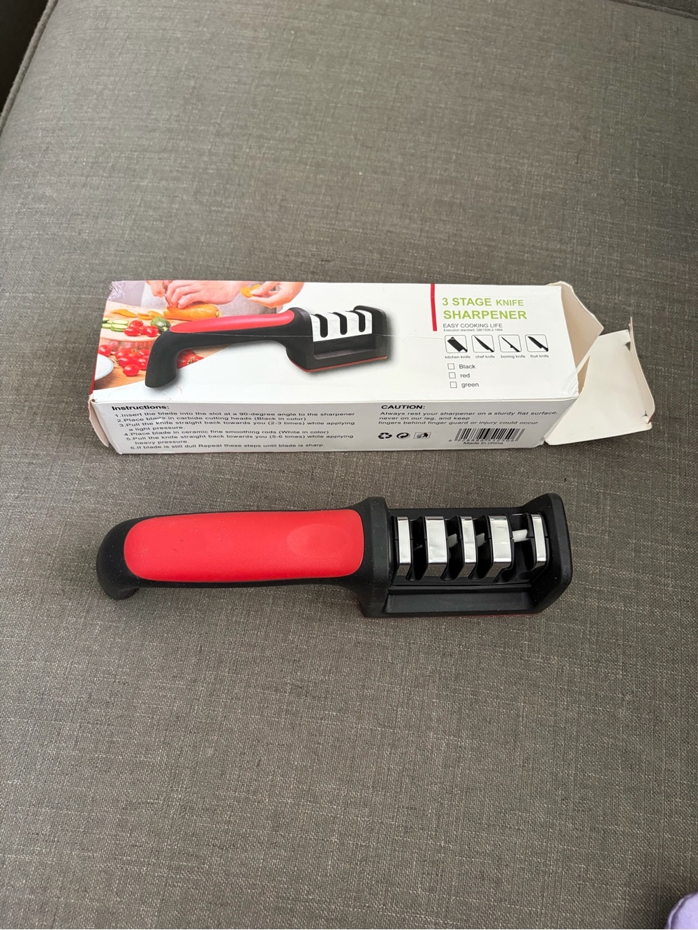 3 Stage Manual Knife Sharpener
